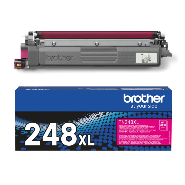 Toner BROTHER Magenta 2300 páginas (TN248XLM)