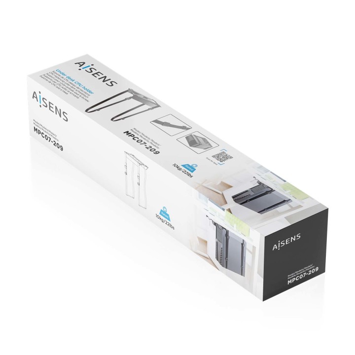 Soporte Bajomesa CPU AISENS hasta 10Kg (MPC07-209)