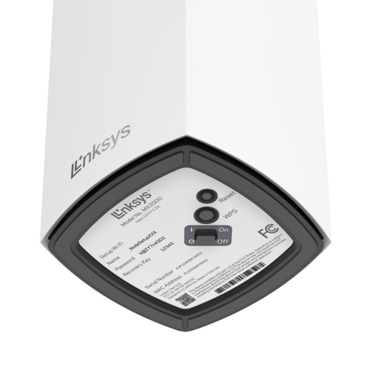 Mesh Linksys AX3000 WiFi 6 Pack 2 Blanco (MX2002-KE)
