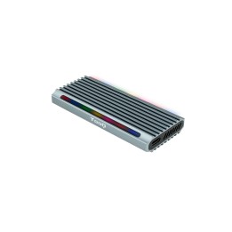 Caja TooQ SSD M.2/PCIe/SATA USB-C 3.0 Gris (TQE-2221G)