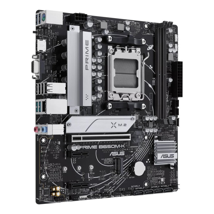 ASUS PRIME B650M-K: (AM5) 2DDR5 VGA HDMI RJ45 mATX