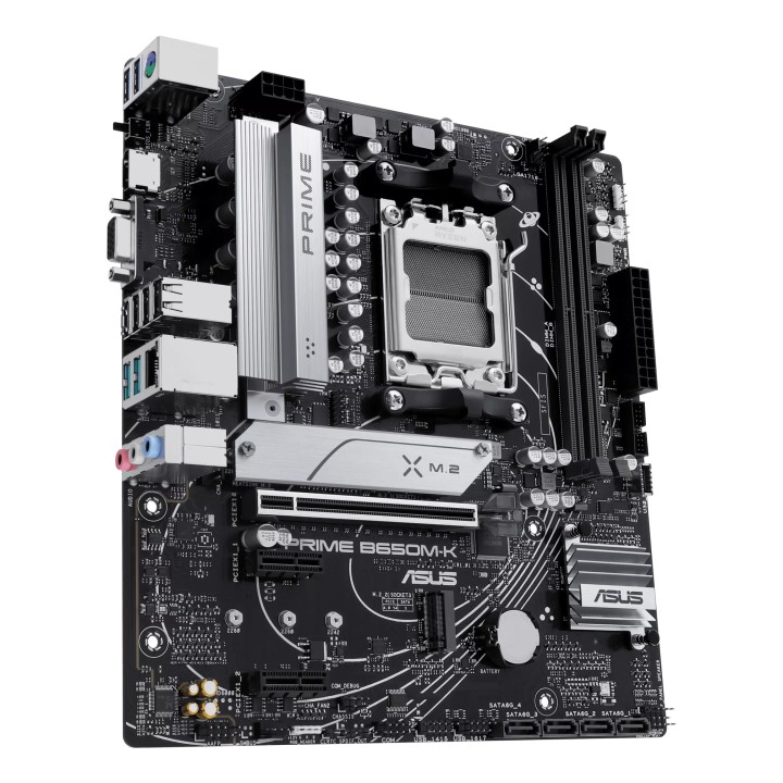 ASUS PRIME B650M-K: (AM5) 2DDR5 VGA HDMI RJ45 mATX