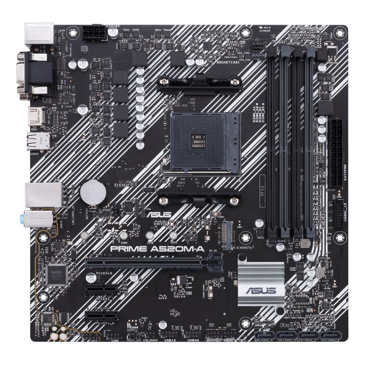ASUS PRIME A520M-A II/CSM: (AM4) 4DDR4 VGA HDMI mATX