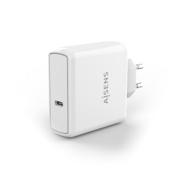 Cargador Pared AISENS 60W 1xUSB-C Blanco (ASCH-1PD60-W)