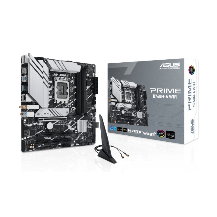ASUS PRIME B760M-A WIFI: (1700) 4DDR5 HDMI DP mATX WiFi