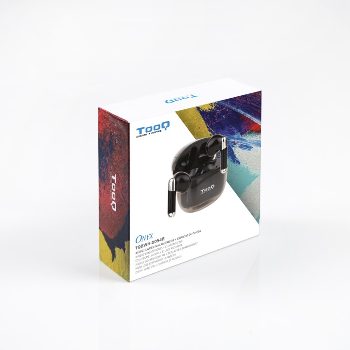 Auriculares TOOQ Onyx Bluetooth Negros (TQBWH-0054B)