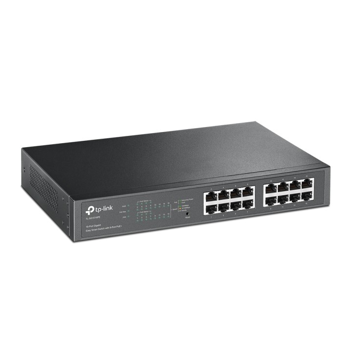 Switch TP-Link 16xRJ45 PoE+ Rack 1U Negro (TL-SG1016PE)