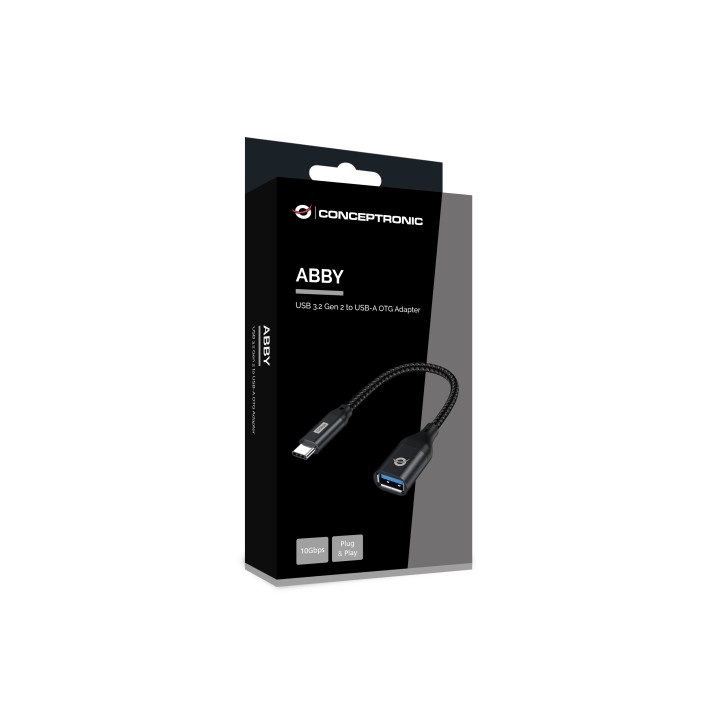 Adaptador CONCEPTRONIC USB-C/M a USB-A/H (ABBY18B)