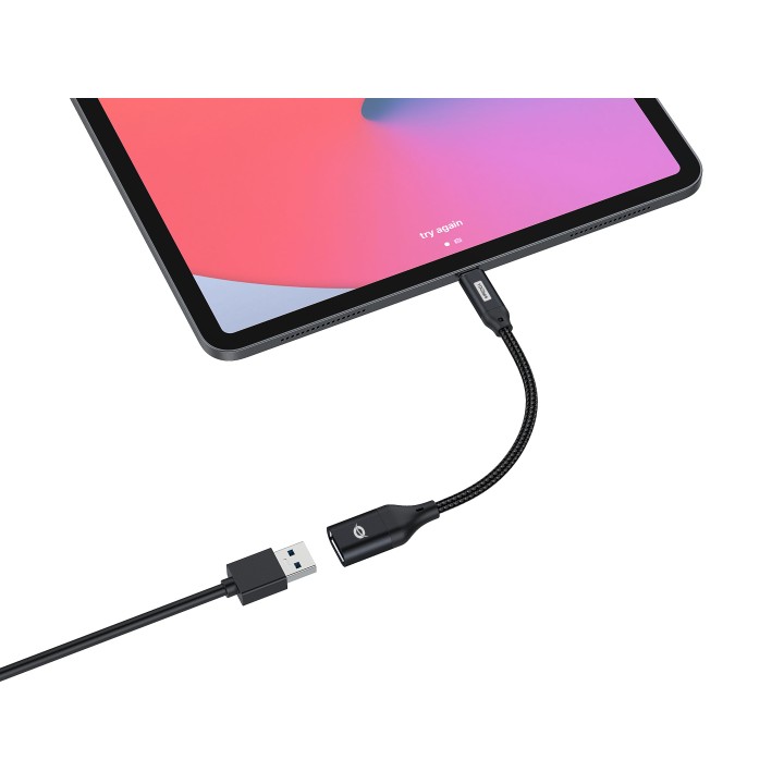 Adaptador CONCEPTRONIC USB-C/M a USB-A/H (ABBY18B)