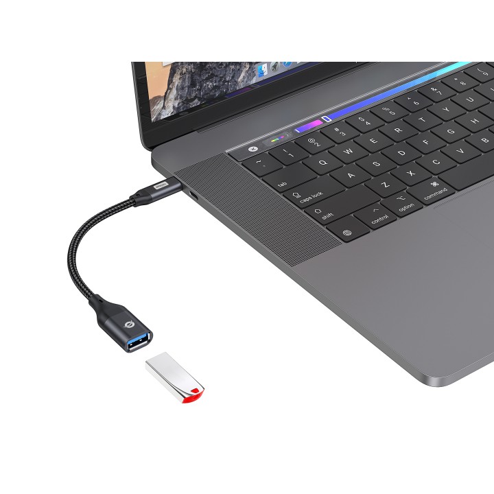 Adaptador CONCEPTRONIC USB-C/M a USB-A/H (ABBY18B)