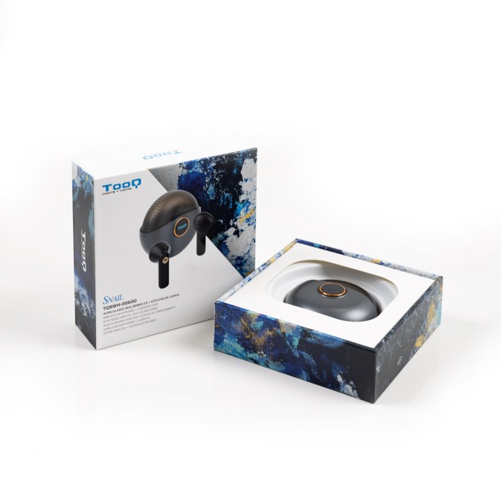 Auric TOOQ Snail Bluetooth Gris/Negros (TQBWH-0060G)