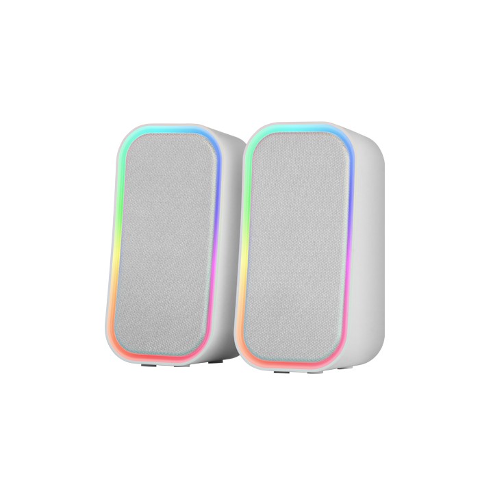 Altavoces Mars Gaming 2.0 20W RGB BT Blancos (MSOMW)