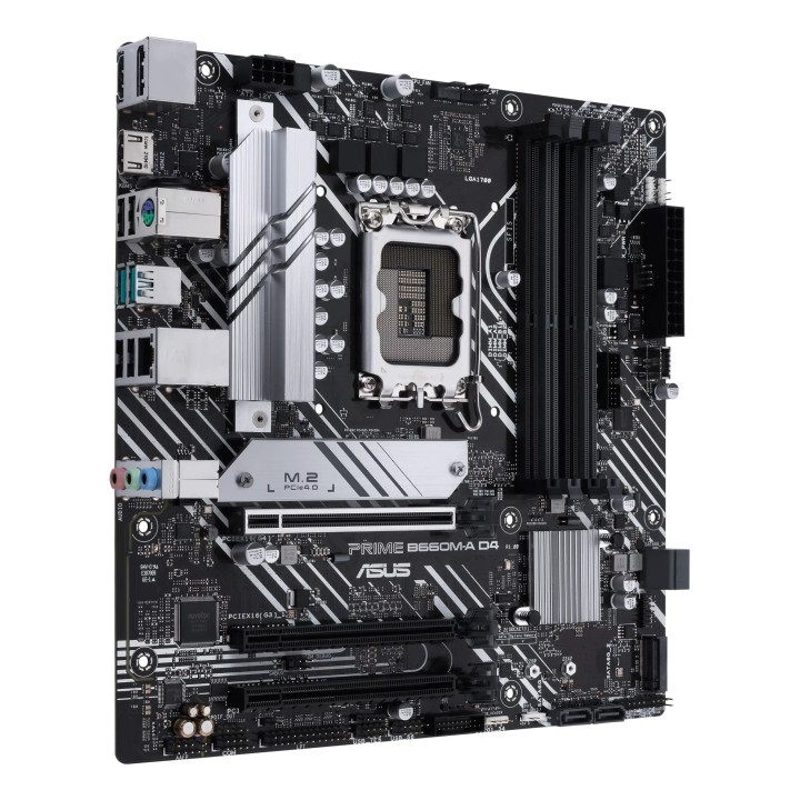 ASUS PRIME B660M-A D4-CSM: (1700) 4DDR4 HDMI DP mATX