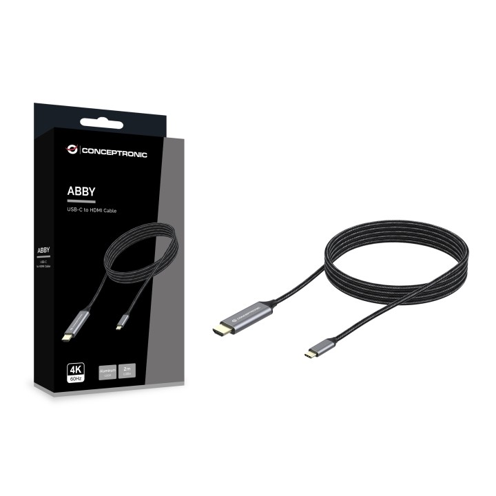 Cable CONCEPTRONIC USB-C/M a HDMI/M 2m Gris (ABBY10G)