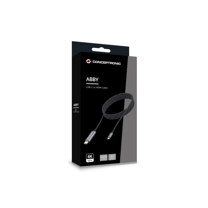 Cable CONCEPTRONIC USB-C/M a HDMI/M 2m Gris (ABBY10G)