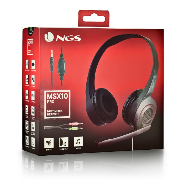 Auric+Micro Gaming NGS 3.5mm Negros (MSX10PRO)
