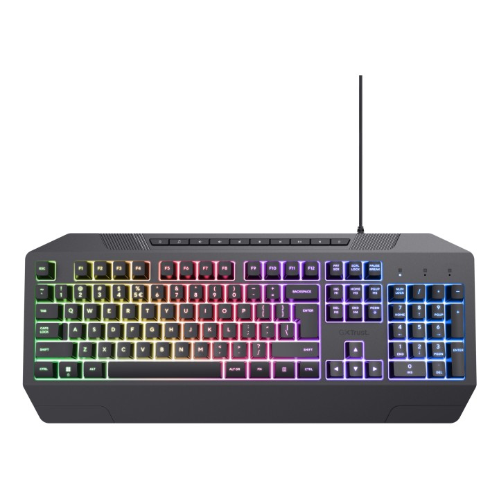 Teclado Gaming Trust GTX836 Evocx RGB USB Negro (24998)