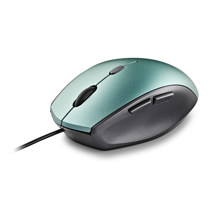 Ratón NGS Ergonómico Óptico USB 1600dpi Verde (MOTHICE)
