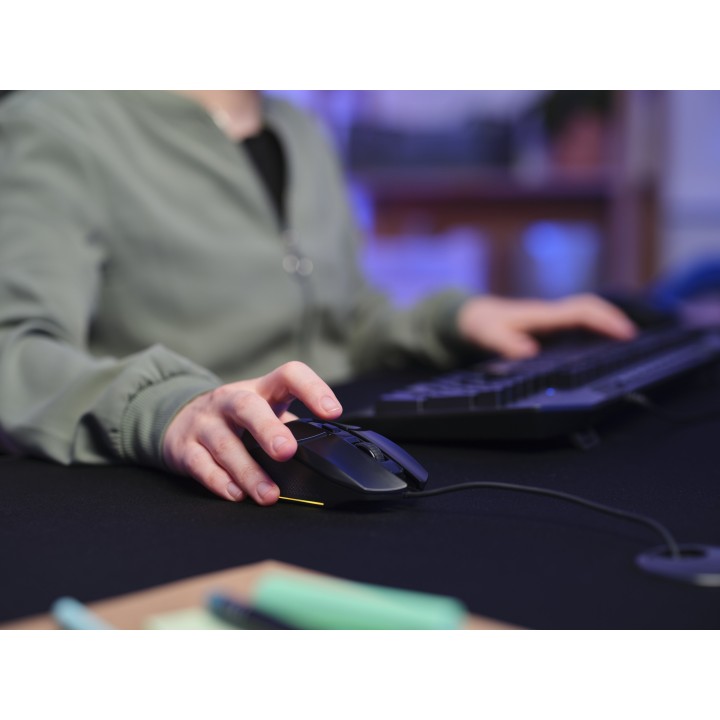 Ratón Gaming Trust GXT109 Felox RGB USB-A Negro (25036)