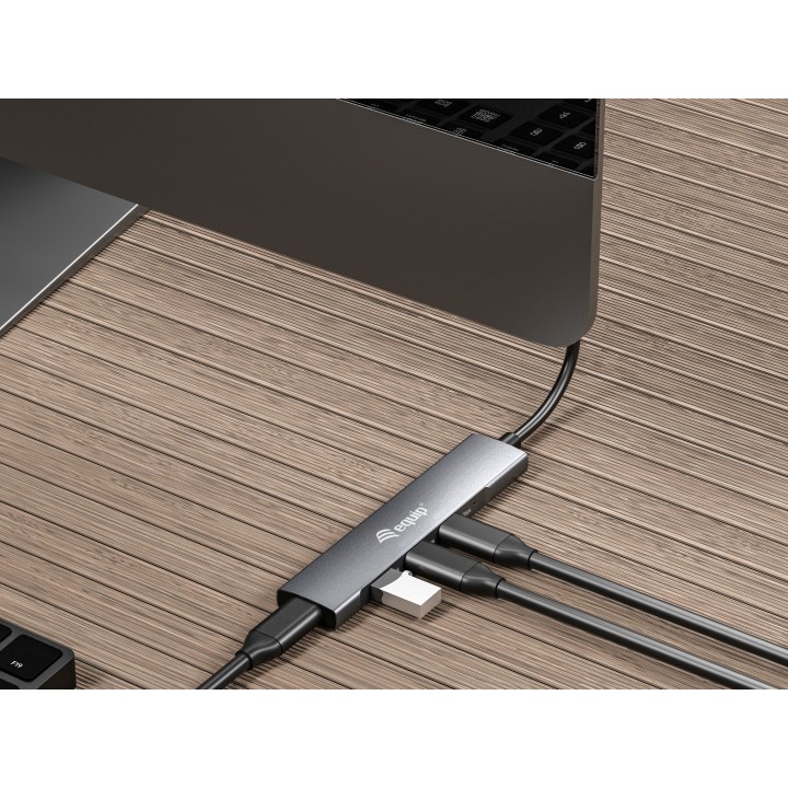 Hub EQUIP USB-C 3.0 a 4xUSB-C 3.0 (EQ128963)