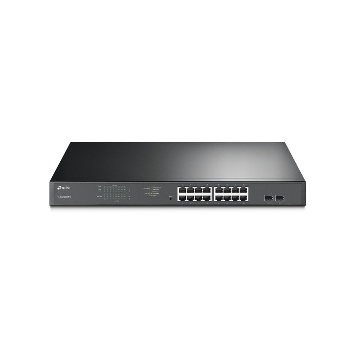 Switch TP-Link 16xRJ45 PoE+ Rack Negro (TL-SG1218MPE)
