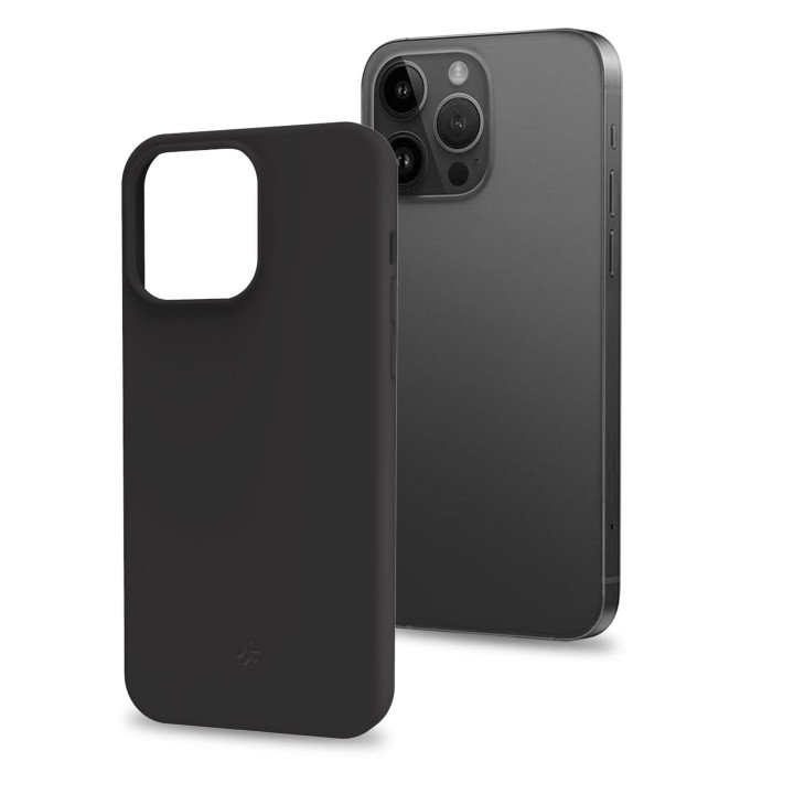 Funda CELLY Cromo iPhone 15 Pro Max Negra (CROMO1056BK)