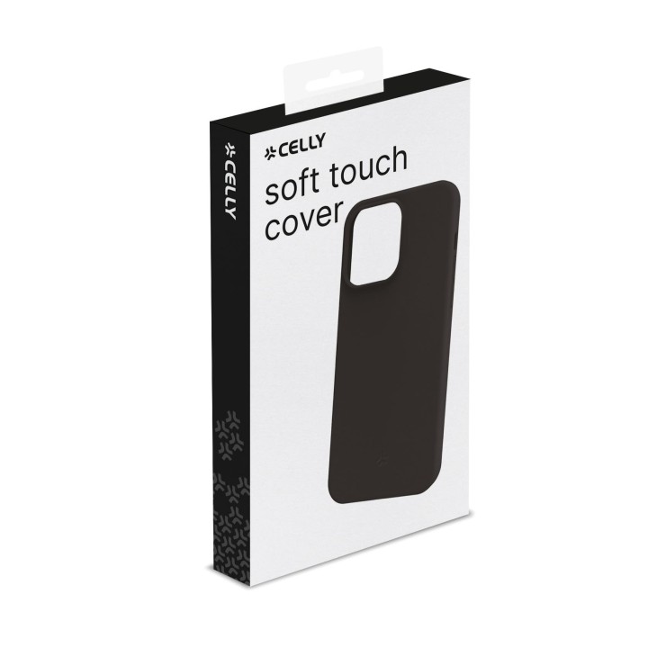 Funda CELLY Cromo iPhone 15 Pro Max Negra (CROMO1056BK)
