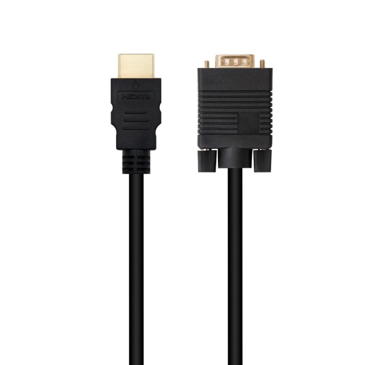 Nanocable HDMI/M a VGA/M 1.8m Negro (10.15.4348)