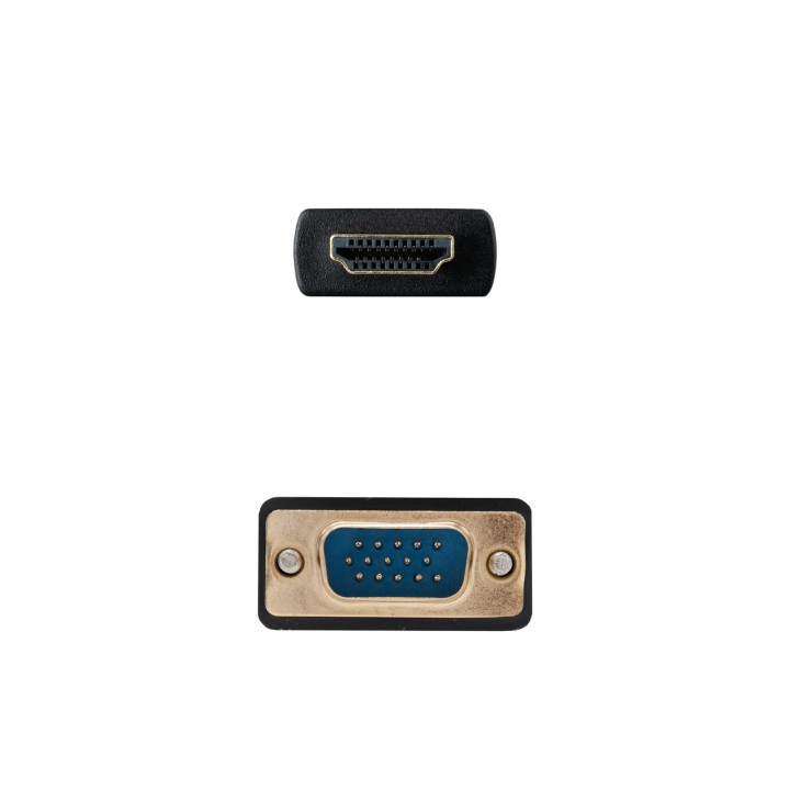 Nanocable HDMI/M a VGA/M 1.8m Negro (10.15.4348)