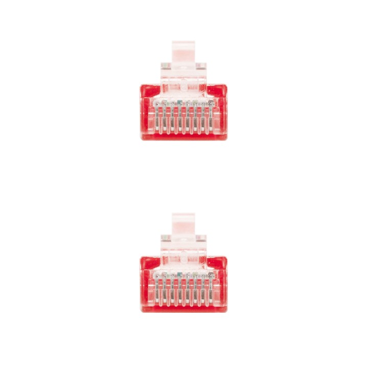 Latiguillo Nanocable Cat.6 UTP 1m Rojo (10.20.0401-R)
