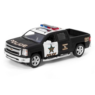 KINSMART CHEVROLET SILVERADO POLICE 1:46 RETROFICCION METAL