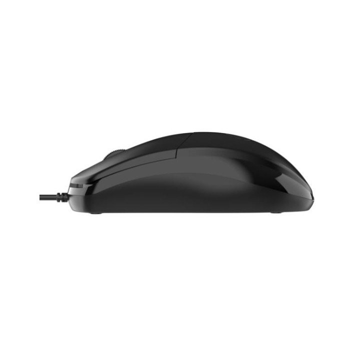 Ratón NILOX Óptico USB-A 1200dpi Negro (MOUSB1011)