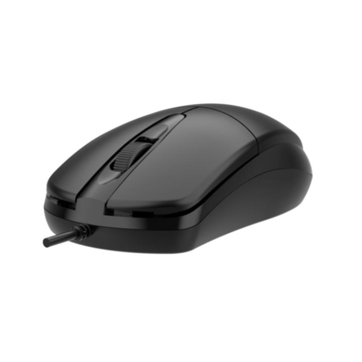 Ratón NILOX Óptico USB-A 1200dpi Negro (MOUSB1011)