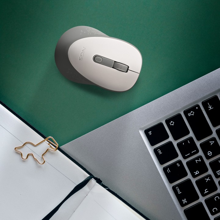 Ratón NGS Dew White Wireless 1600dpi Blanco (DEWWHITE)