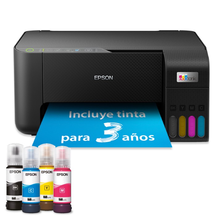 Multif Epson EcoTank ET-2860 A4 Color Negra(C11CJ67428)