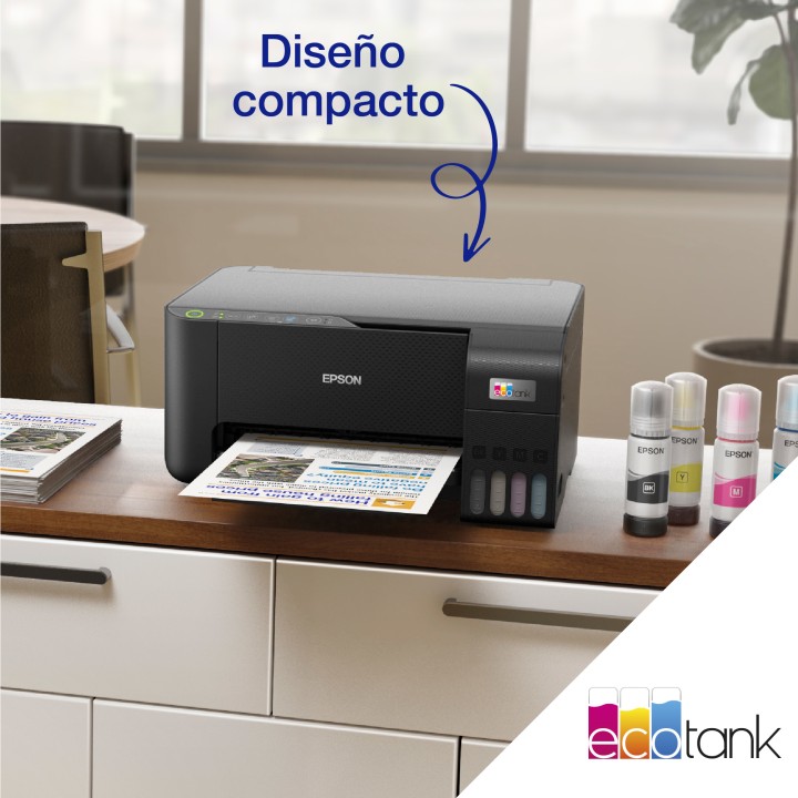 Multif Epson EcoTank ET-2860 A4 Color Negra(C11CJ67428)