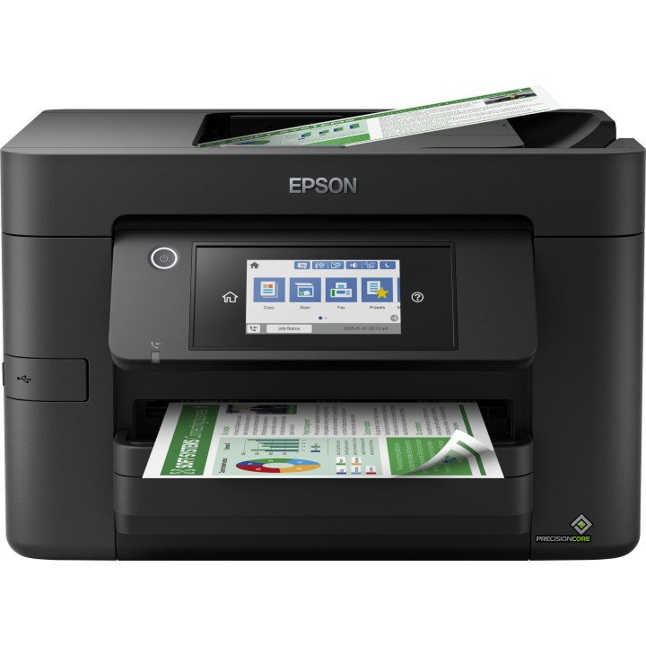 Multif Epson WF-4825DWF A4 Color Fax Negra (C11CJ06404)