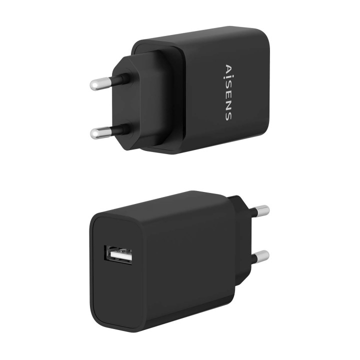 Cargador Pared AISENS 1xUSB-A 10.5W Negro (A110-0854)