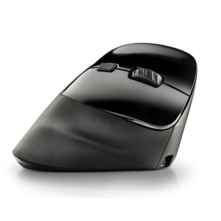 Ratón Vertical NGS Óptico RF 2.4GHz Negro (EVOMOKSHA)