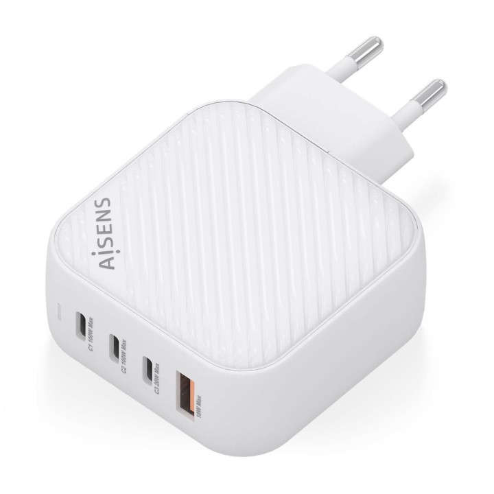 Cargador Pared AISENS 1USB-A 3USB-C (ASCH-100W4P028-W)