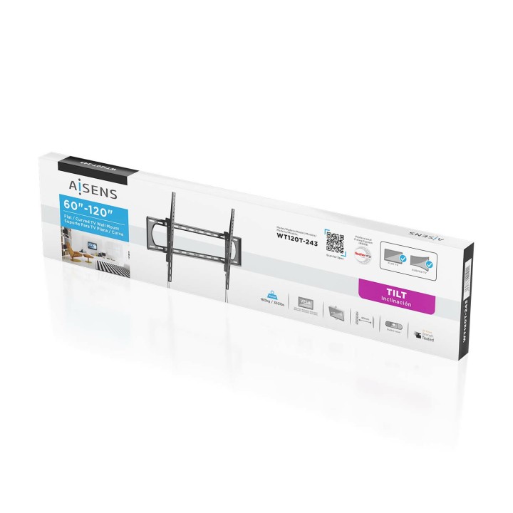 Soporte Pared AISENS Inclinable 60"-120" (WT120T-243)
