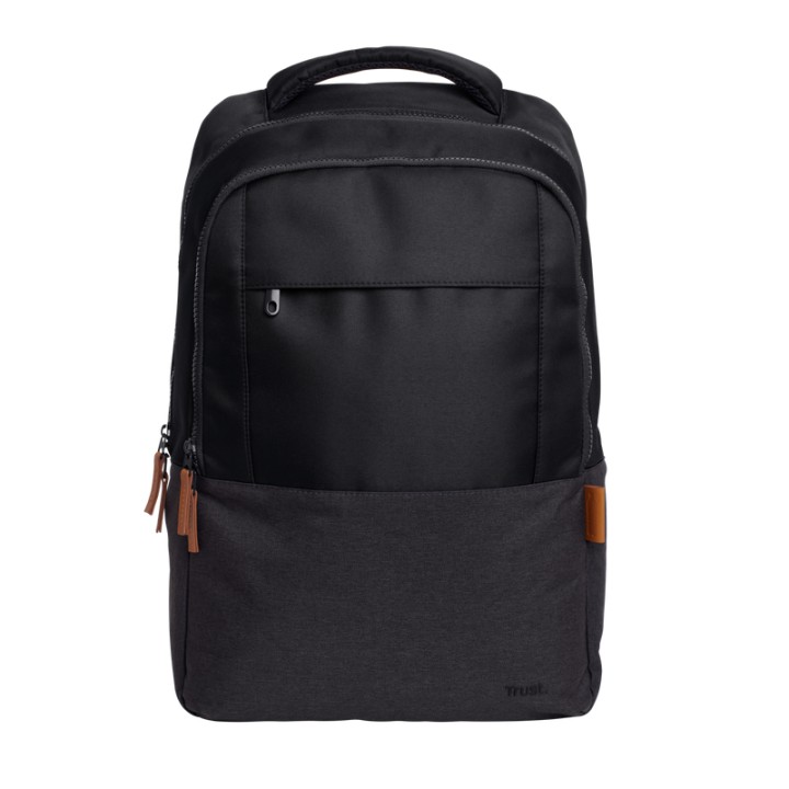 Mochila Trust Lisboa 16" Poliéster 23L Negra (25244)