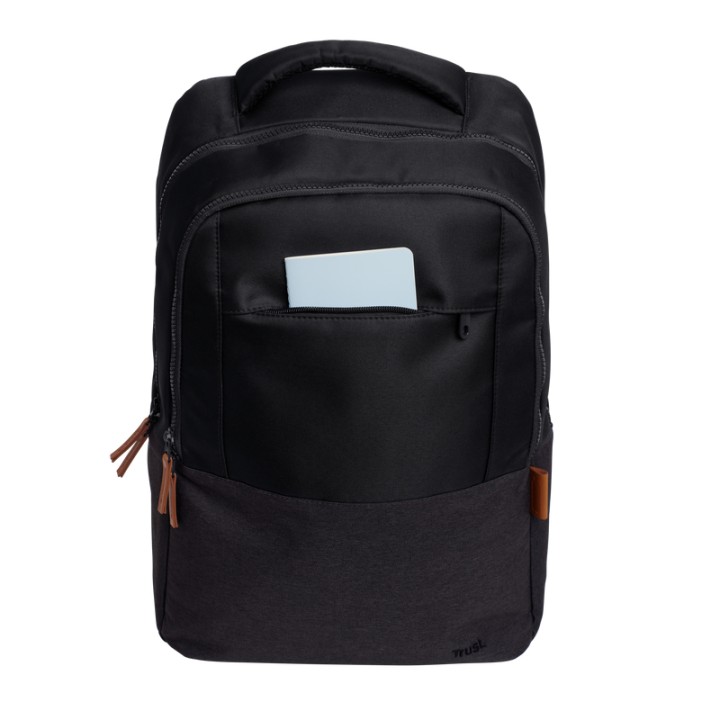 Mochila Trust Lisboa 16" Poliéster 23L Negra (25244)