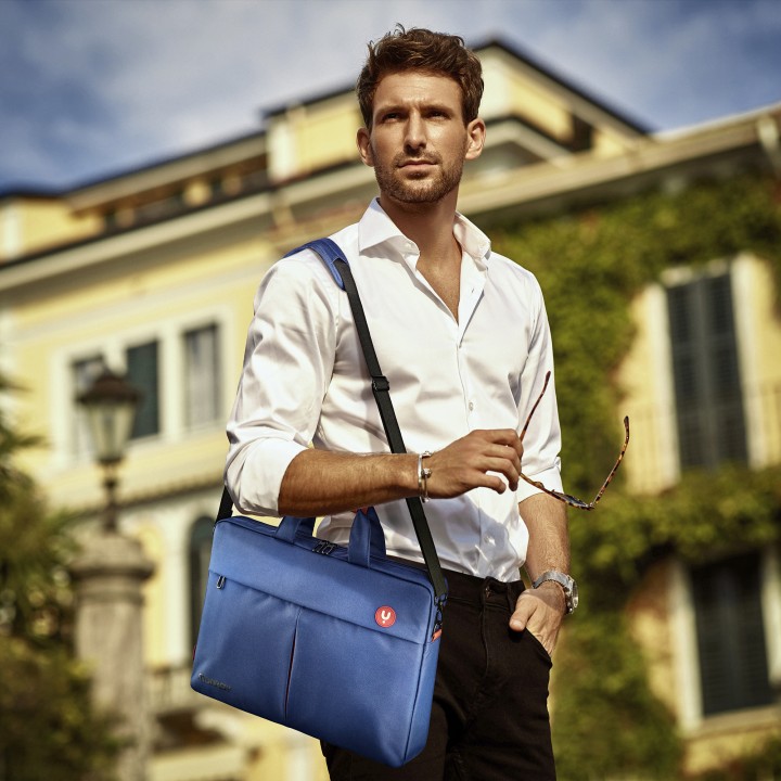 Maletin NGS Monray 15.6" Tela/Poliéster Azul (SEAMAN)