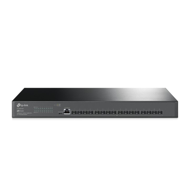 Switch TP-Link 16xSFP+ 10GbE Rack Negro (TL-SX3016F)
