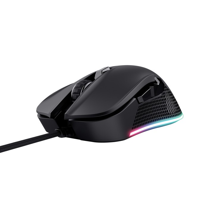 Ratón Gaming Trust GTX922 Ybar RGB USB-A Negro (24729)