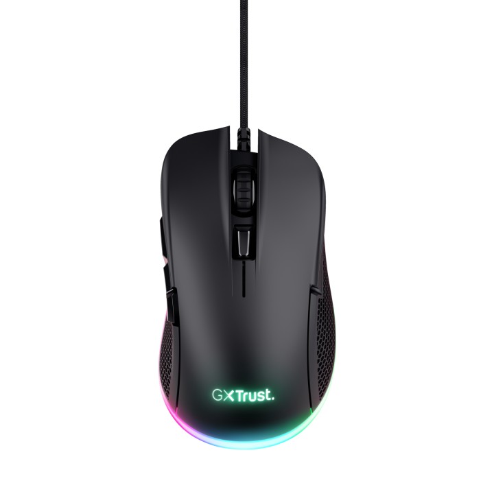Ratón Gaming Trust GTX922 Ybar RGB USB-A Negro (24729)