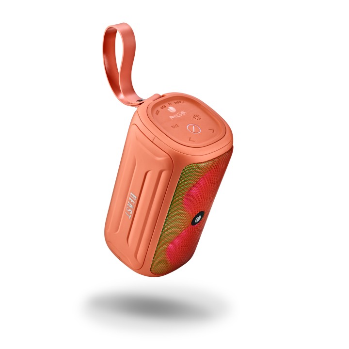 Altavoz NGS BT 3.5mm USB 32W Coral (ROLLERBEASTCORAL)