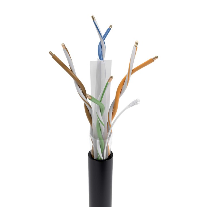 Cable AISENS RJ45 Cat6 UTP AWG23 305m Negro (A135-0751)