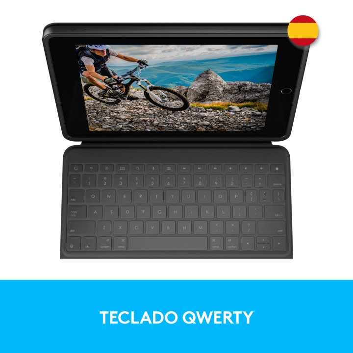 Funda+Teclado LOGITECH iPad Gen7 Grafito (920-009317)
